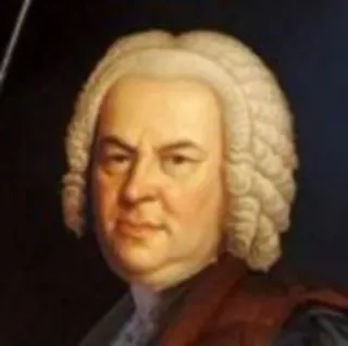 😐 Johann Sebastian Bach composer, musician, classical music, Bach, historical figure telegram sticker