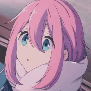 🌸 Anime, Cartone animato, Ragazza, Capelli rosa, Personaggio, Carino telegram sticker