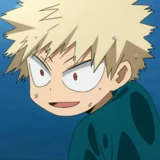 🍺 Katsuki Bakugo My Hero Academia Anime, Kartun, Manga, Anak laki-laki, Karakter, My Hero Academia, Bakugo telegram sticker