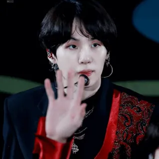 ❄️ Suga kpop, suga, penyanyi, musik, idola, asia, min yoongi whatsapp sticker