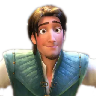 😀 Flynn Rider Tangled dibujos animados, Disney, hombre, personaje, Enredados, Flynn Rider whatsapp sticker
