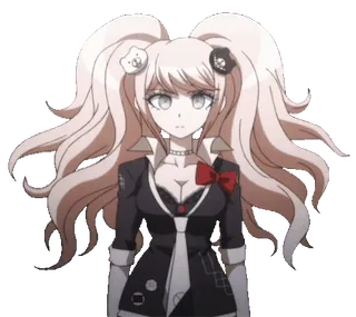 🤔 Junko Enoshima Danganronpa Anime, Mädchen, Charakter, Junko Enoshima, Danganronpa whatsapp sticker