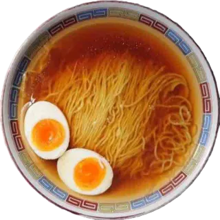 🍜 Ramen, Comida, Sopa, Macarrão, Ovo telegram sticker