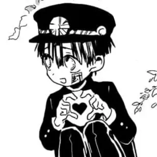 ❤️ Hanako-kun Toilet-bound Hanako-kun Anime, Manga, Hanako-kun, Imut, Seragam sekolah whatsapp sticker