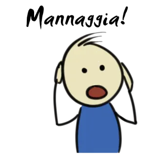 😱 A ver... dessin animé, choc, question, expression telegram sticker