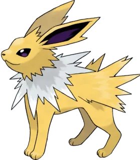 😎 Jolteon Pokemon Jolteon, Pokemon, Tipe Listrik, Video game, Anime whatsapp sticker