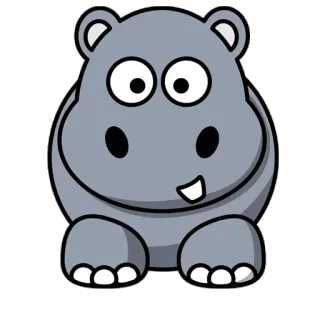 Hippo Pack @stickersb2b whatsapp stickers