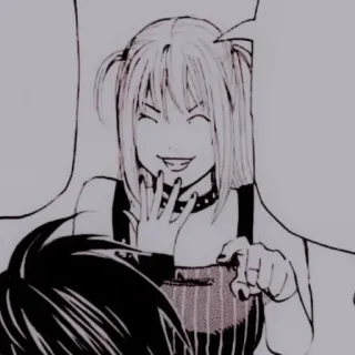 🩺 Misa Amane Death Note Anime, Manga, Death Note, Misa Amane, Personaggio, Illustrazione telegram sticker