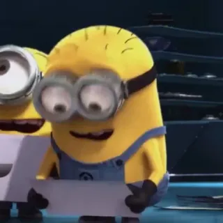 🍌 Minion Despicable Me Minion, Kartun, Lucu, Karakter telegram sticker