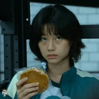 😒 Squid Game squid game, netflix, game, korean drama, drama, cookie telegram sticker