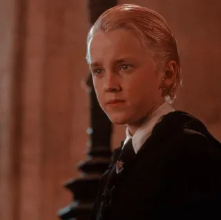 🪐 Draco Malfoy Harry Potter Draco Malfoy, Harry Potter, Sonserina, bruxo, Tom Felton, personagem telegram sticker
