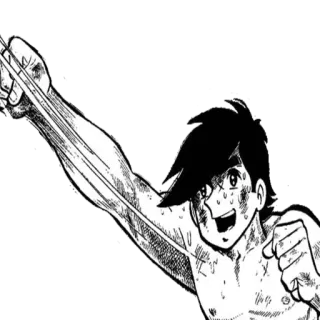 🤛 Manga, Anime, Đấu võ, Mồ hôi, Vận động viên telegram sticker