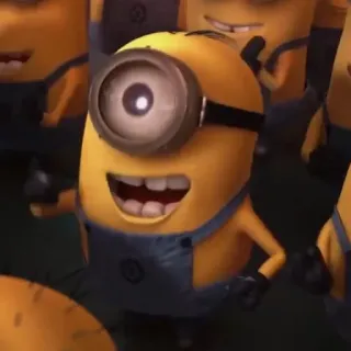🍌 Minion Despicable Me Minion, Ich einfach unverbesserlich, Cartoon, Gelb, Figur telegram sticker