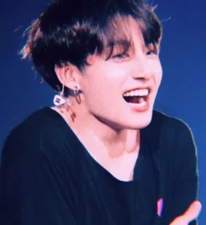 😹 Jungkook K-pop, singer, Jungkook, BTS, musician, performer, music whatsapp sticker