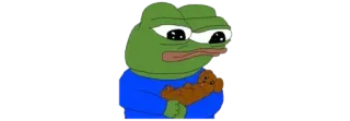🧸 Pepe the Frog meme, frog, sad, pepe, internet meme, crying telegram sticker