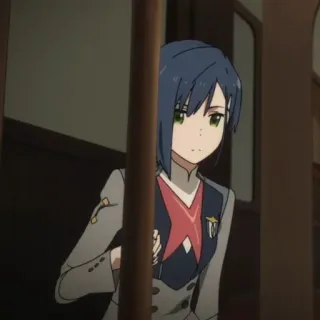 🍤 Ichigo Darling in the Franxx 动漫, 角色, 女孩, 莓, Darling in the Franxx telegram sticker