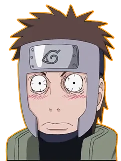 😳 Yamato Naruto Аниме, Ямато, Наруто, Смешные, Наклейка telegram sticker