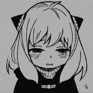 🥜 Anya Forger Spy x Family Anime, Manga, Spy x Family, Anya Forger, Charakter Sticker telegram sticker