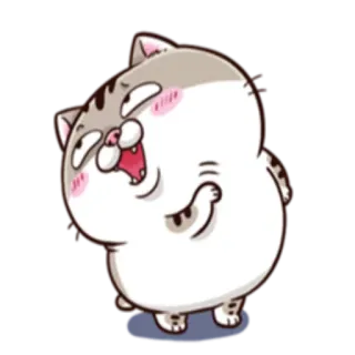 😊 猫, 動物, アニメ, 表情, 可愛い, 面白い telegram sticker