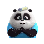 🙏 Panda, Binatang, Kartun, Lucu, Beruang telegram sticker