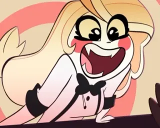 🟡 Charlie Hazbin Hotel Hazbin Hotel, Чарли Морнингстар, мультфильм, демон, отель, ад telegram sticker