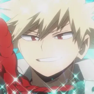 🍺 Bakugo My Hero Academia Anime, Manga, Bakugo, My Hero Academia, Karakter, Fanart telegram sticker