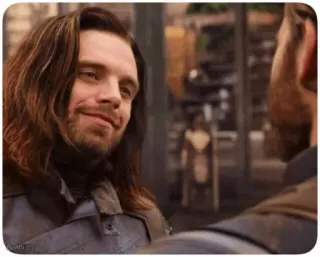 😊 Bucky Barnes Marvel Cinematic Universe バッキー・バーンズ, ウィンター・ソルジャー, マーベル, MCU, スーパーヒーロー, 兵士, アクション, セバスチャン・スタン telegram sticker