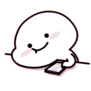 🦋 Cartoon, Figur, Blob, Handy, Süß, Fröhlich whatsapp sticker