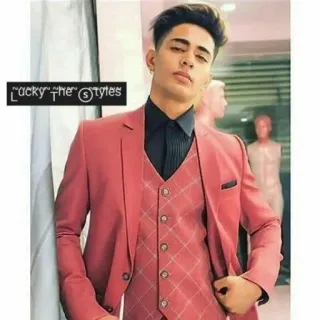 👔 Lucky the Styles moda, moda hombre, estilo, ropa, traje, retrato whatsapp sticker