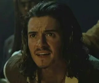 🤨 Will Turner Pirates of the Caribbean will turner, pirati, orlando bloom telegram sticker