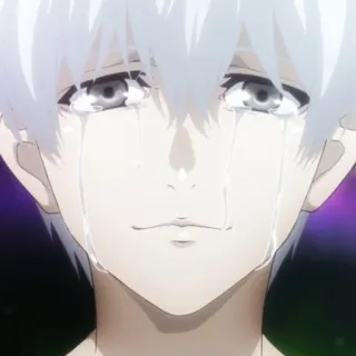 🇦🇴 Anime, Piangere, Triste, Manga, Personaggio, Emozionale telegram sticker