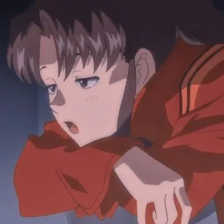 😩 Misato Katsuragi Neon Genesis Evangelion Аниме, Мисато, Евангелион, Персонаж, Сериал whatsapp sticker