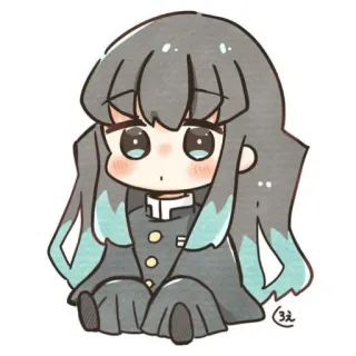☁️ Muichiro Tokito Demon Slayer Anime, Chibi, Demon Slayer, Muichiro, Tokito, Hashira whatsapp sticker