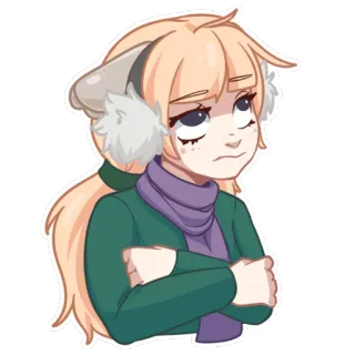 Вареник-тян whatsapp stickers