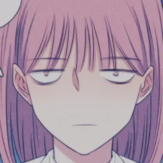 ✖ Anime, Manga, Ragazza, Capelli rosa, Personaggio telegram sticker