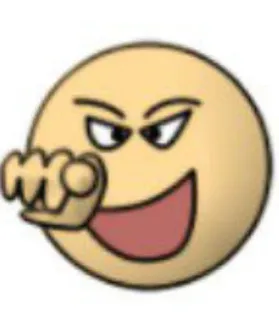 🌟 表情符号, 生气, 脸, 表情, 卡通 telegram sticker