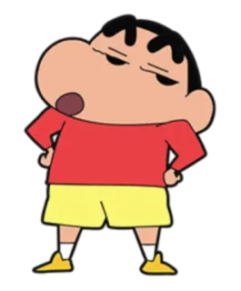 😏 Shin-chan Crayon Shin-chan Anime, Dessin animé, Crayon Shin Chan, Drôle, Personnage telegram sticker