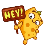 Cheese telegram stickers
