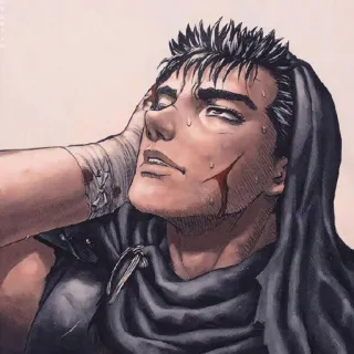 💜 Guts Berserk 漫画, アニメ, ファンタジー, ゴア, ガッツ, ベルセルク telegram sticker