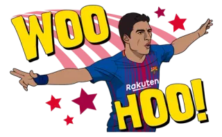 👏 WOO HOO! futebol, celebração, atleta, esporte, futebol, vitória telegram sticker