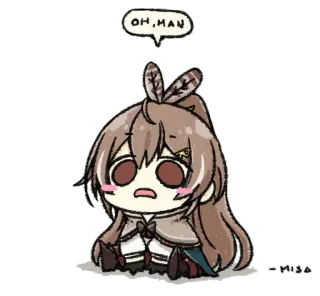 Mumei by @uSycorax telegram stickers