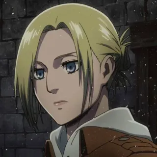 Annie Leonhart by @aotstickerpack telegram stickers