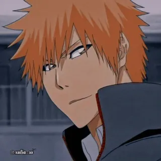 🔥 Ichigo Kurosaki Bleach Ichigo, Bleach, Anime, Manga, Tóc cam whatsapp sticker