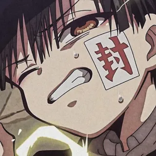 🏮 封 Anime, Hanako-kun, Manga, Sello telegram sticker