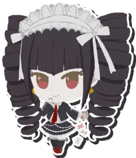 🃏 Celestia Ludenberg Danganronpa Anime, Personagem, Danganronpa, Celestia Ludenberg telegram sticker