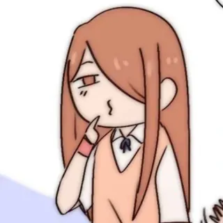 🩸 อนิเมะ, จิบิ, การ์ตูน, ผู้หญิง, ชุดนักเรียน telegram sticker
