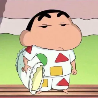 😶 Shin-chan Crayon Shin-chan Cartone animato, Anime, Personaggio, Assonnato, Manga telegram sticker