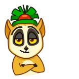 😘 Mort Madagascar lemure, cartone animato, carino, animazione, Madagascar, Mort telegram sticker