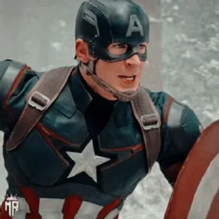 🛡 Captain America Captain America, superhero, marvel, avengers, comic book, hero telegram sticker