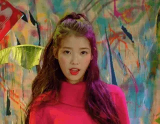 🍼 IU K-pop, Chanteur, Célébrité, Femme, Asiatique telegram sticker